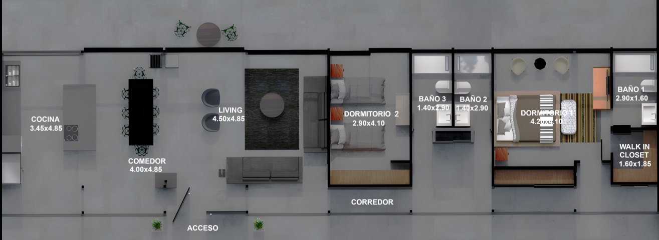 Planta del Modelo 160 de SkotHouse